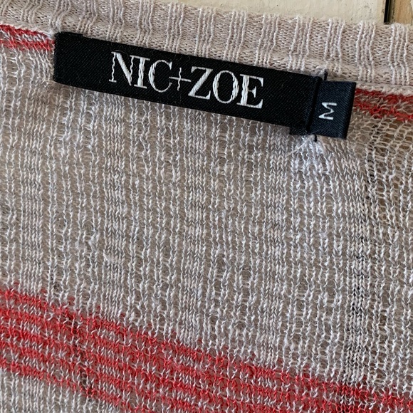 Nic + Zoe open front sweater Size Small - Picture 3 of 7
